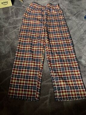 Woman’s Plaid Lounge Pants - Red/Navy